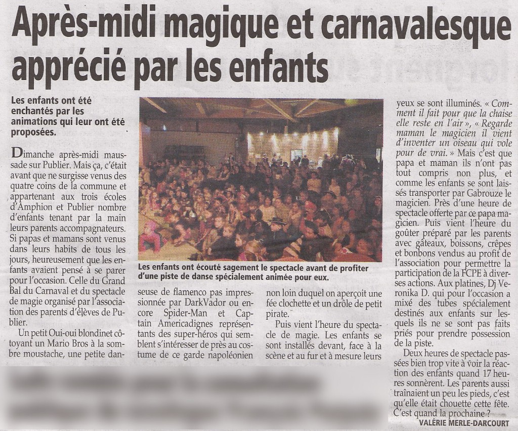Messager du 20/02/2014