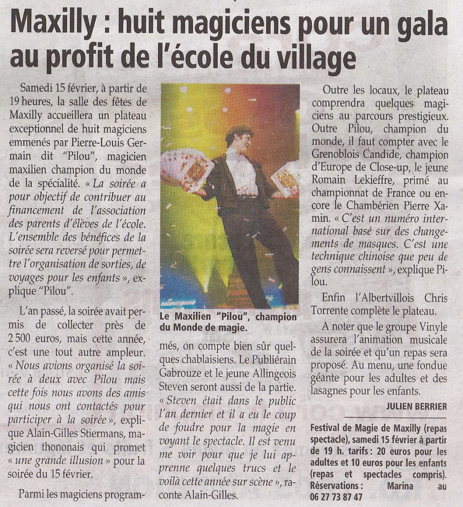 Messager du 06/02/2014